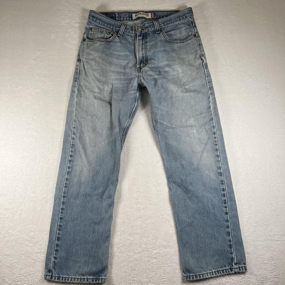 Levis 505 Y2K‎ Jeans Mens 33x30 Regular Fit Straight Leg Denim